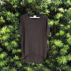 LulaRoe all black ‘Irma’ tunic.